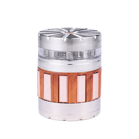 NBT Metal WHEEL Weed Grinder 63mm 4xParts - Shisha Glass
