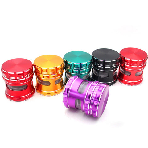 NBT Mordern Metal Weed Grinder 63mm 4xParts - Shisha Glass