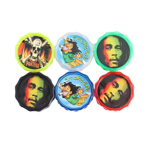 NBT Plastic Grinder Bob Marley 2pcs | Shisha Glass