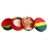 NBT Plastic Weed Grinder With Multi Colours 63mm 4xParts - Shisha Glass