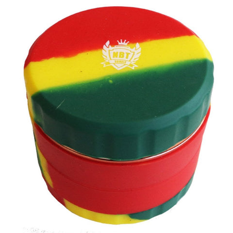 NBT Plastic Weed Grinder With Multi Colours 63mm 4xParts - Shisha Glass