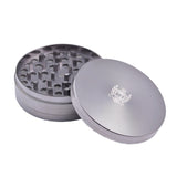 NBT Silver Aluminum Weed Grinder 100mm 4xParts - Shisha Glass