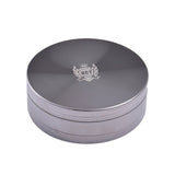 NBT Silver Aluminum Weed Grinder 100mm 4xParts - Shisha Glass