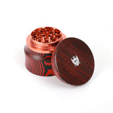 NBT Woody Metal Weed Grinder 63mm 4xParts - Shisha Glass