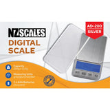 NZ Digital Scale AD-200 200 x 0.01g - Shisha Glass