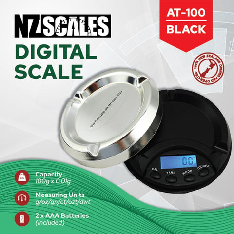 NZ Digital Scale AT-100 100 x 0.01g - Shisha Glass