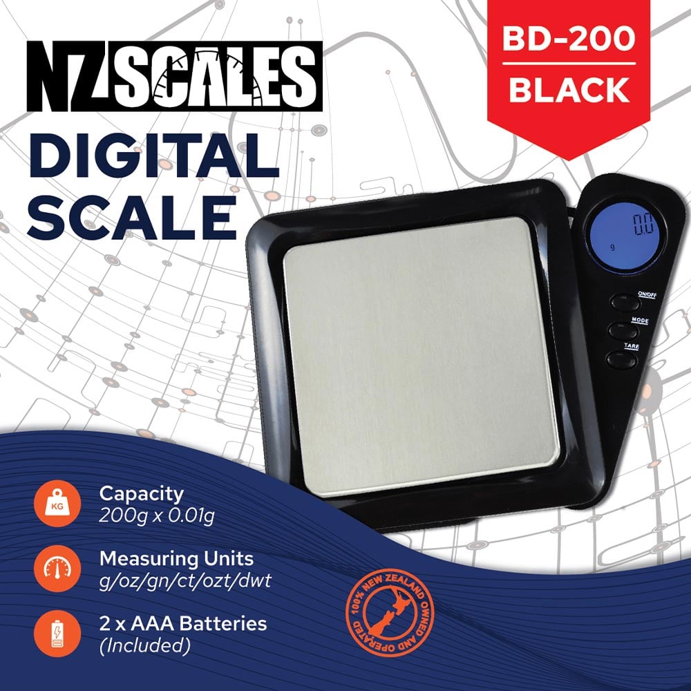 NZ Digital Scale BD-200 200 x 0.01g - Shisha Glass