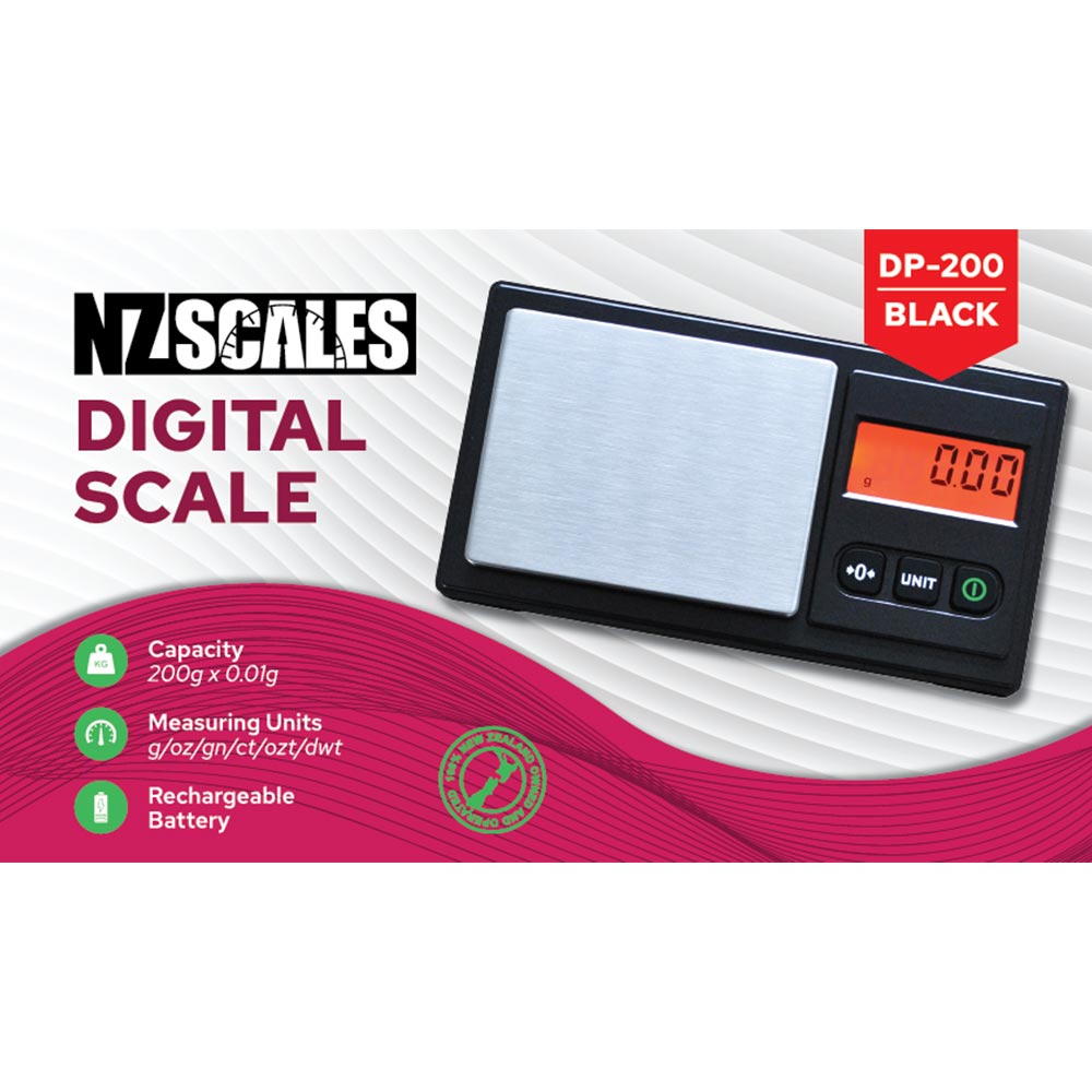 NZ Digital Scale DP-200 200 x 0.01g - Shisha Glass