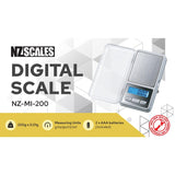 NZ Digital Scale NZ-MI-200 200 x 0.01g - Shisha Glass