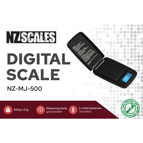 NZ Digital Scale NZ-MJ-500 500 x 0.1g - Shisha Glass