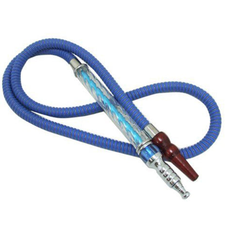 Plastic Shisha Hose With Metal Pipe 190cm - Shisha Glass