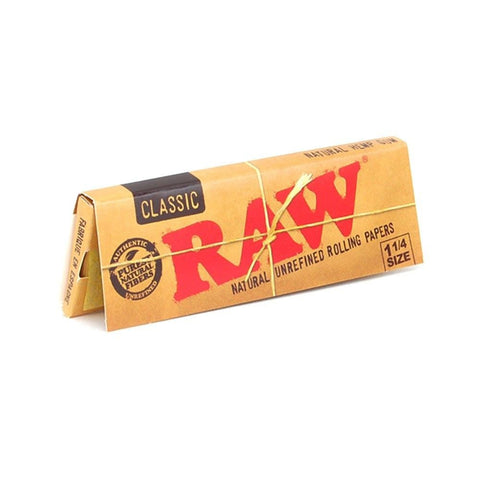 RAW Classic 1 1/4 Rolling Paper - Shisha Glass