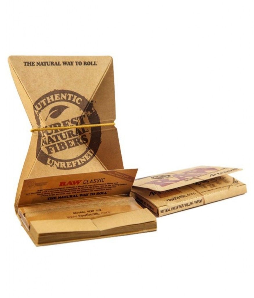RAW Classic Artesano 1 1/4 Papers+Tips - Shisha Glass