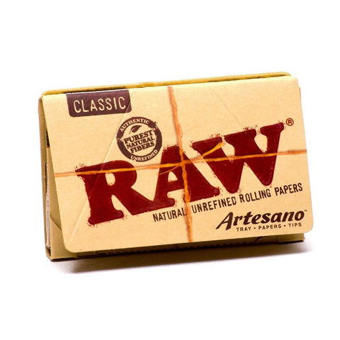 RAW Classic Artesano 1 1/4 Papers+Tips - Shisha Glass