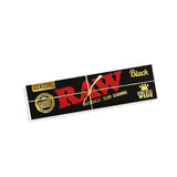 RAW CLASSIC BLACK King Size Papers | Shisha Glass