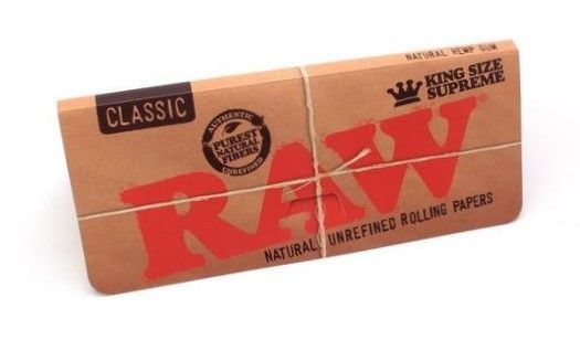 RAW Classic Creaseless Kingsize Supreme - Shisha Glass
