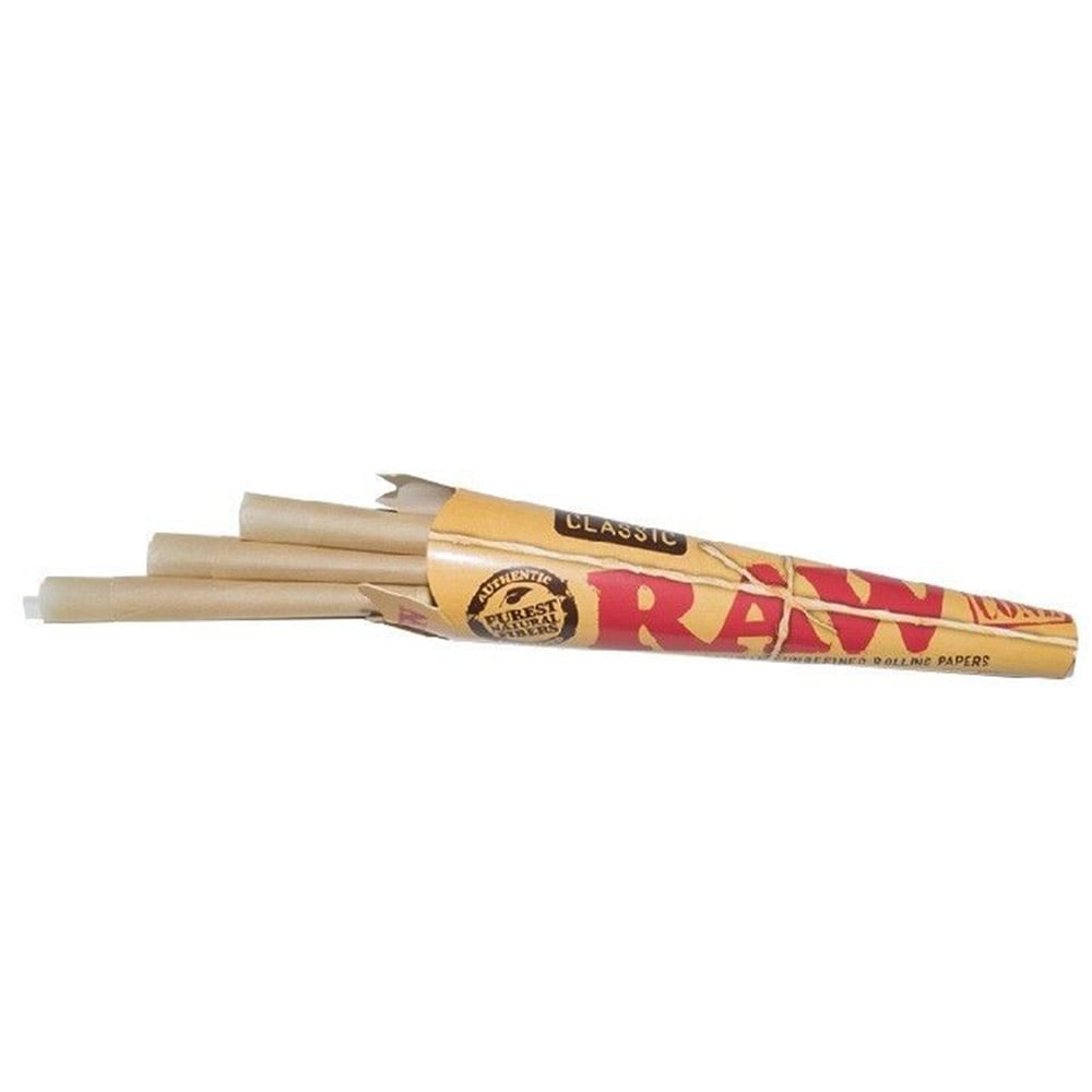 RAW Classic King Size Pre-Rolled Cones 3pk - Shisha Glass