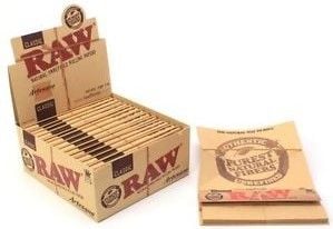 Raw Classic Kingsize Slim Artesano Papers+Tips - Shisha Glass