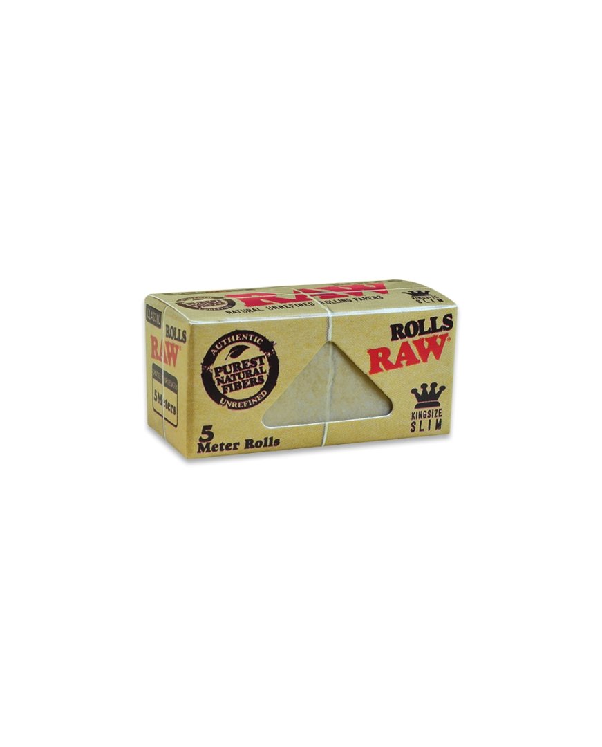 RAW Classic Kingsize Slim Rolls - Shisha Glass