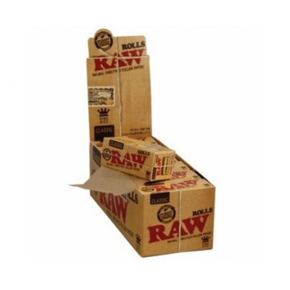 Raw Classic Paper 3mt Rolls - Shisha Glass