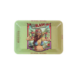 Raw Girl 2 Classic Rolling Tray SML3 - Shisha Glass