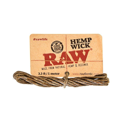 RAW Hemp Wick 1mtr - Shisha Glass