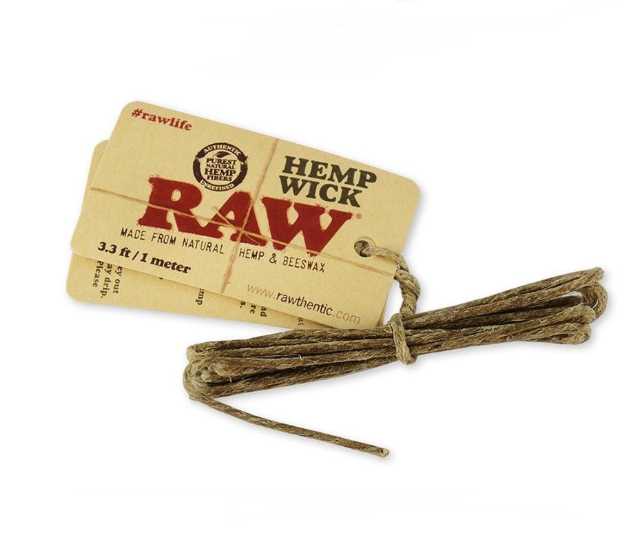 RAW Hemp Wick 1mtr - Shisha Glass