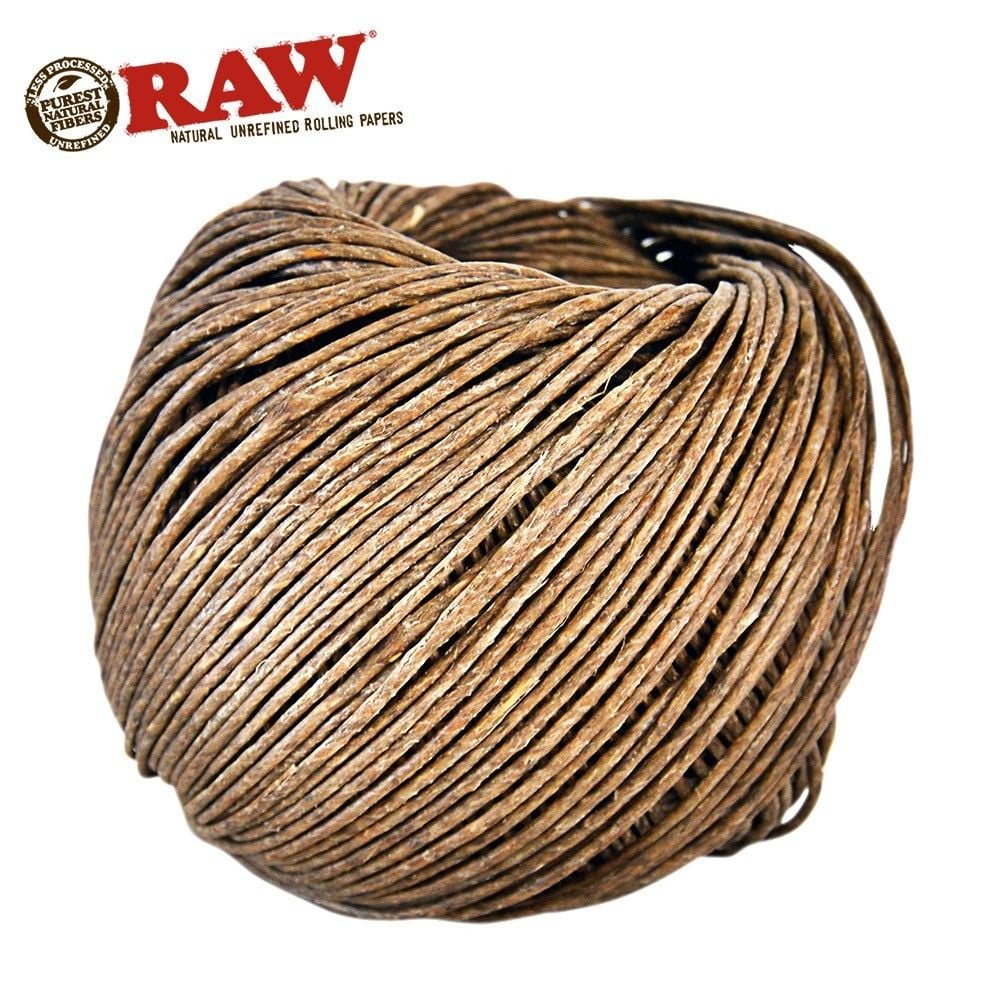 RAW Hemp Wick Ball 100ft - Shisha Glass