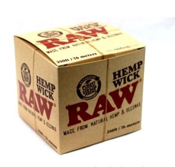 RAW Hemp Wick 250Ft / 76 Meters