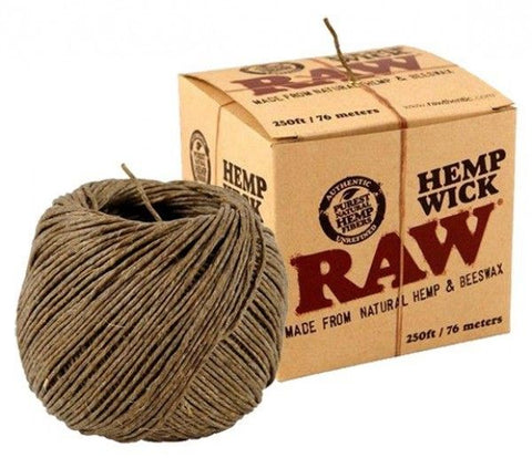 RAW Hemp Wick Ball 250ft - Shisha Glass