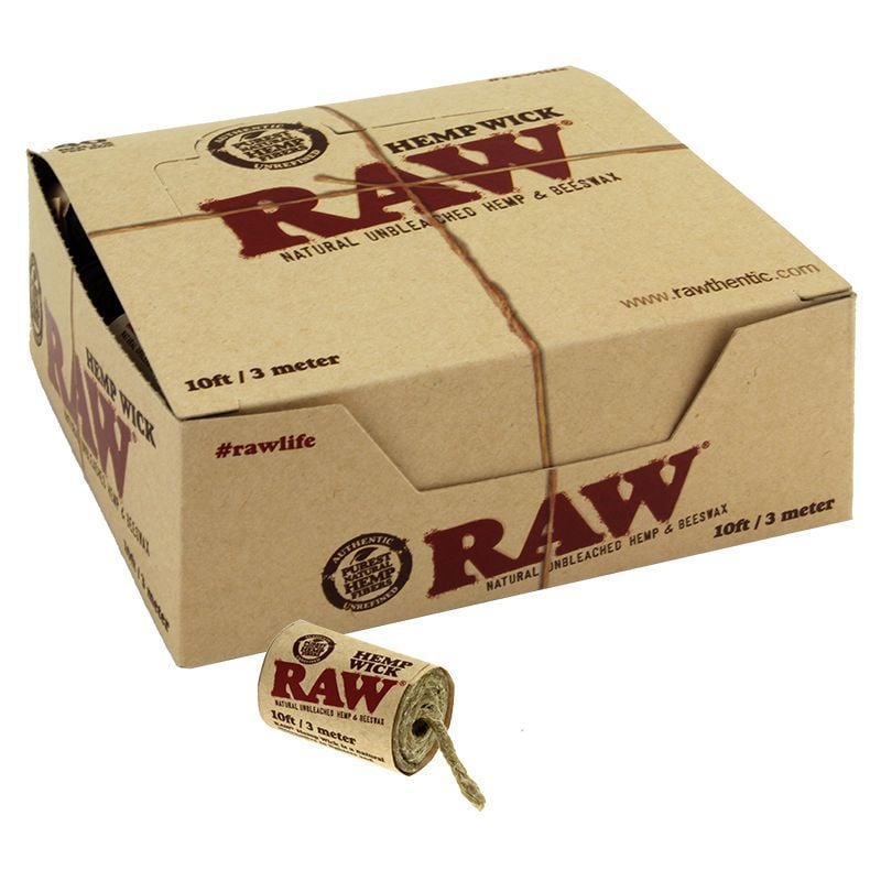 Raw Natural Hemp Wick 10Ft/3Mtr - Shisha Glass
