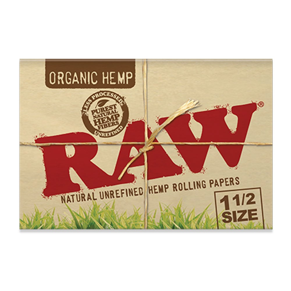 RAW Organic 1 1/2 Hemp Papers - Shisha Glass