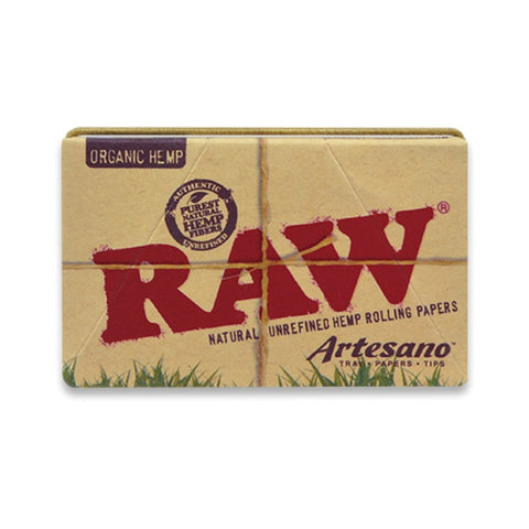 RAW Organic Artesano 1 1/4 Paper + Tip - Shisha Glass