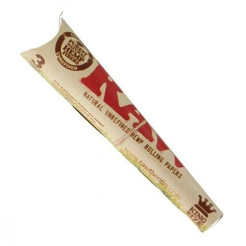 RAW Organic Pre-roll Cones 3pk - Shisha Glass