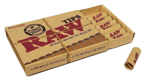 RAW Pre-Rolled Tips - Shisha Glass