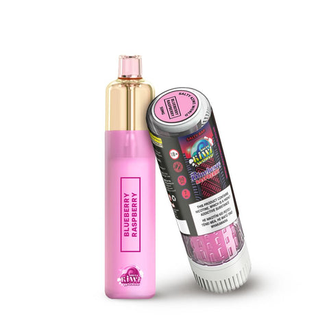 Salty Bar Blueberry Raspberry Disposable Vape - Shisha Glass