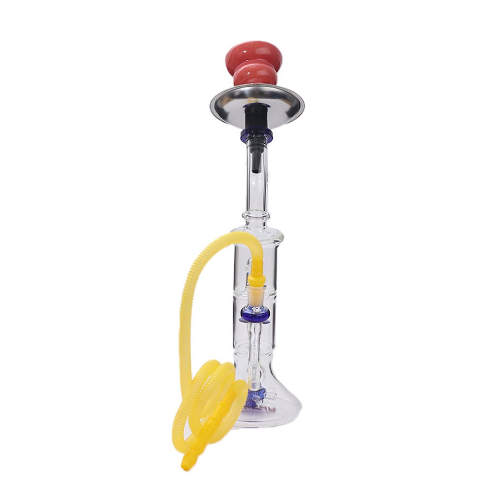 Shisha Pipe 4 Hose 20 Blue Hookah Shisha Nargila Bar Narguile Egypt