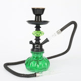 Shisha Glass Flower Hookah 1xHose 22cm - Shisha Glass