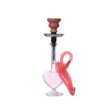 Shisha Glass Heart Shisha Pipe 23cm | Shisha Glass