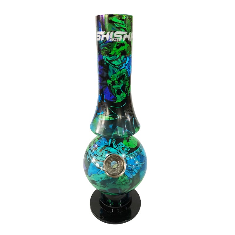 Shisha Glass Plastic Mixed Color M2 Hookah Vase 20cm Shisha Glass
