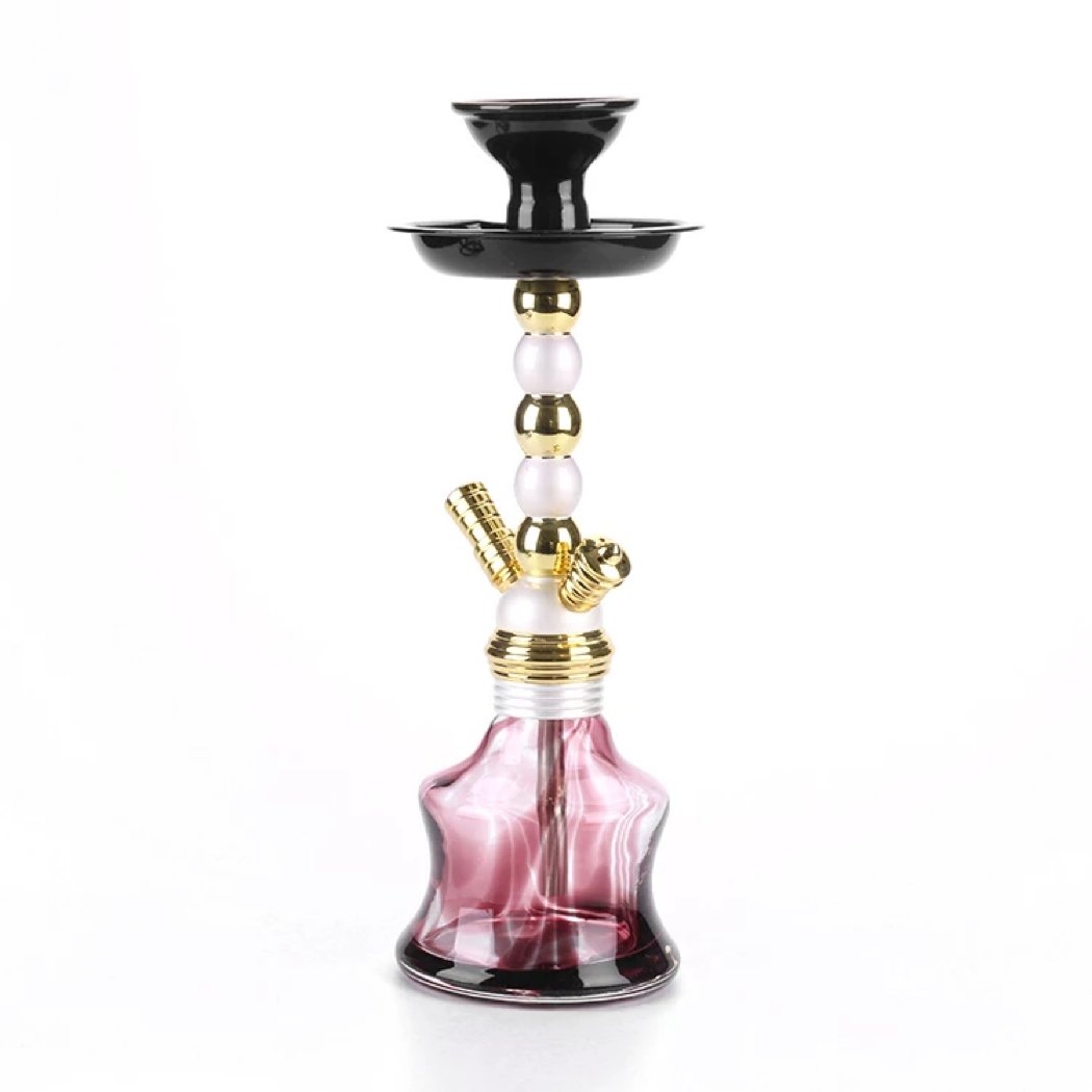 Shisha Glass Sea Pearls Hookah 1xHose 40cm - Shisha Glass