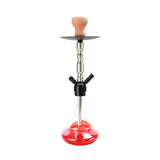 Shisha Glass Thin Base Hookah 1xHose 40cm - Shisha Glass