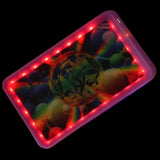 ShishaGlass 7-Color Glow Purple Rolling Tray - Shisha Glass