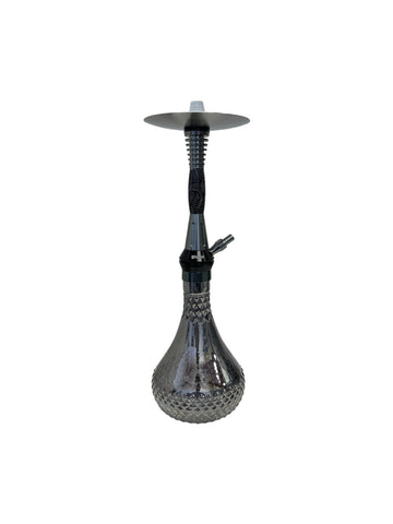 Shishaglass Fancy Black Hookah 53cm | Shisha Glass