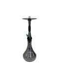 Shishaglass Fancy Black Hookah 53cm | Shisha Glass