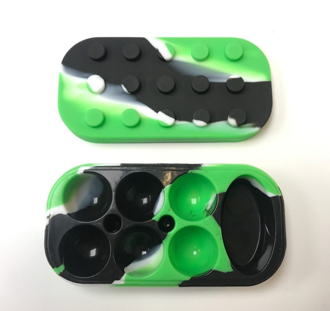 Silicone 6+1 Big Non Stick Container JL-018Y - Shisha Glass