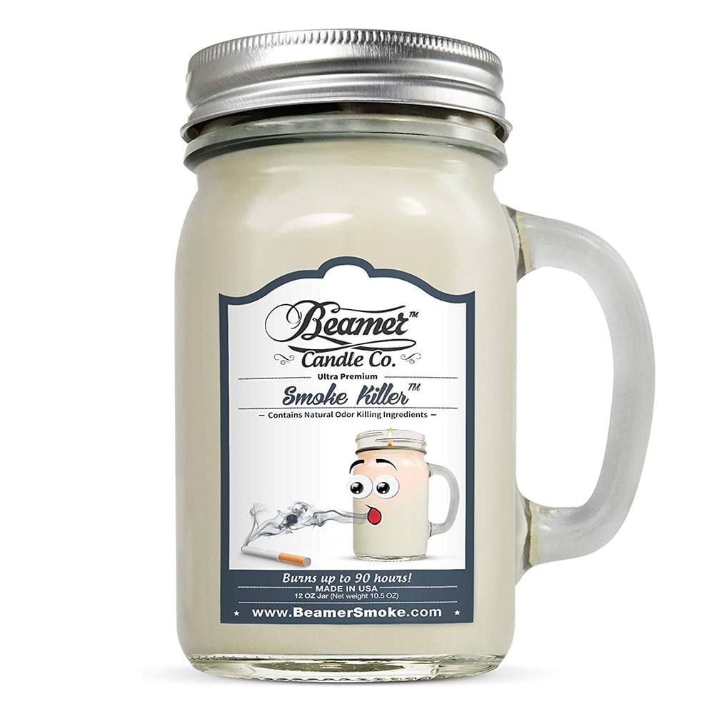 Smoke Killer 12oz (350ml) Beamer Candle - Shisha Glass