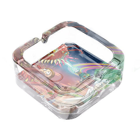 Square Glass Ash Tray | Shisha Glass