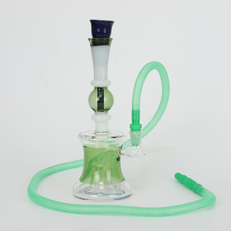 Stylish Glass Bong with Percolator 23cm - Shisha Glass