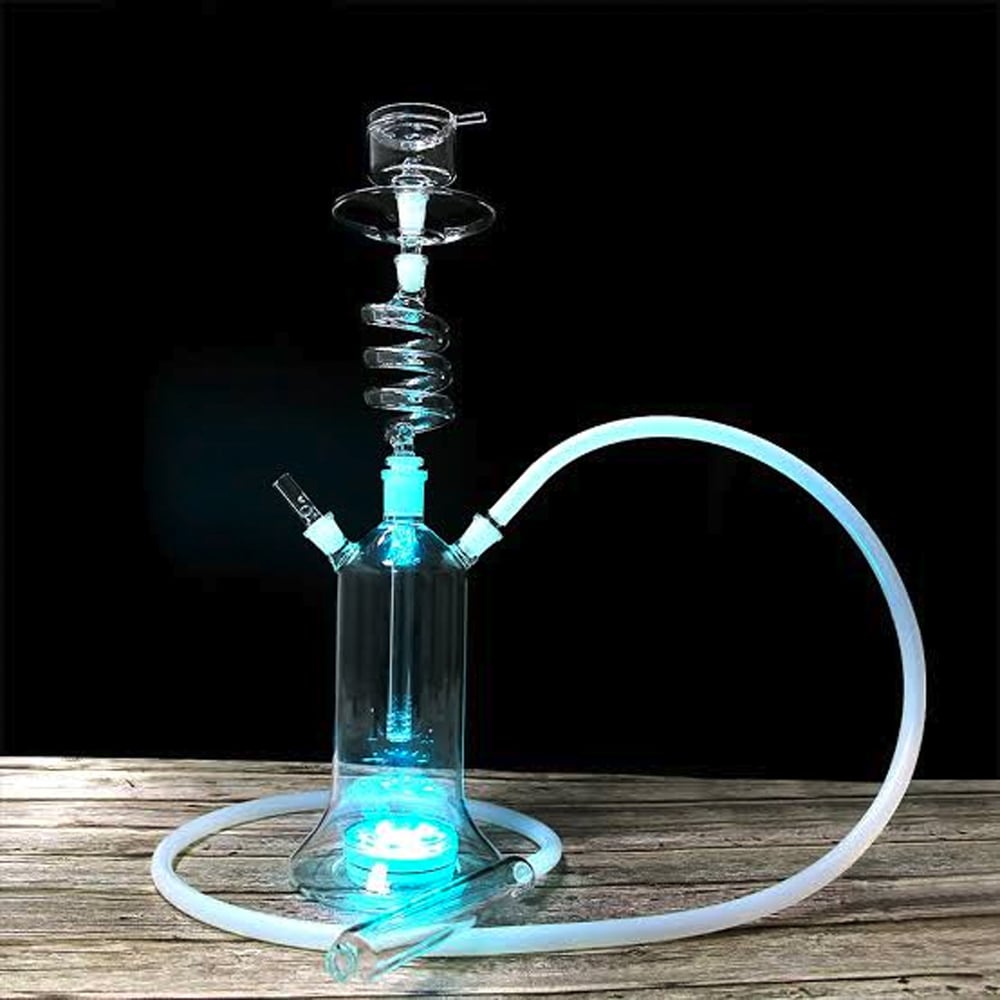 Twirl Glass Rotating Spiral Hookah 47cm - Shisha Glass